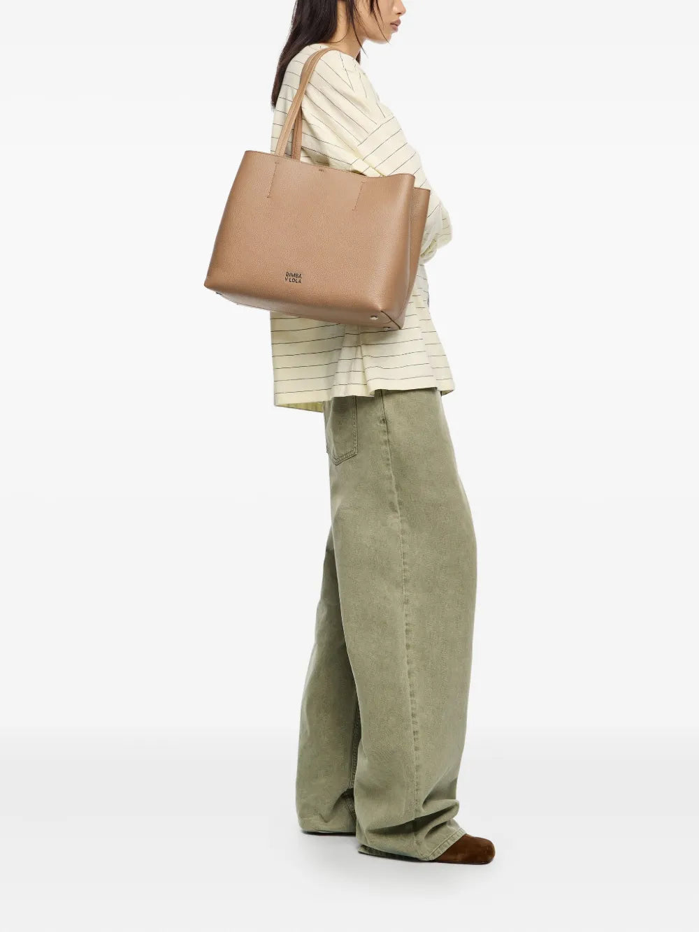 Bimba y Lolaleather shoulder bag