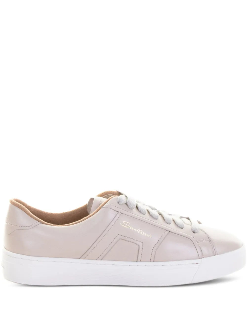 Santoni Leather Lace-Up