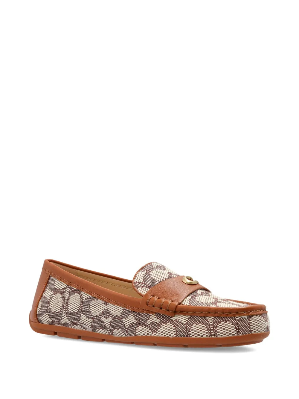 Coach Logo-Jacquard Loafers
