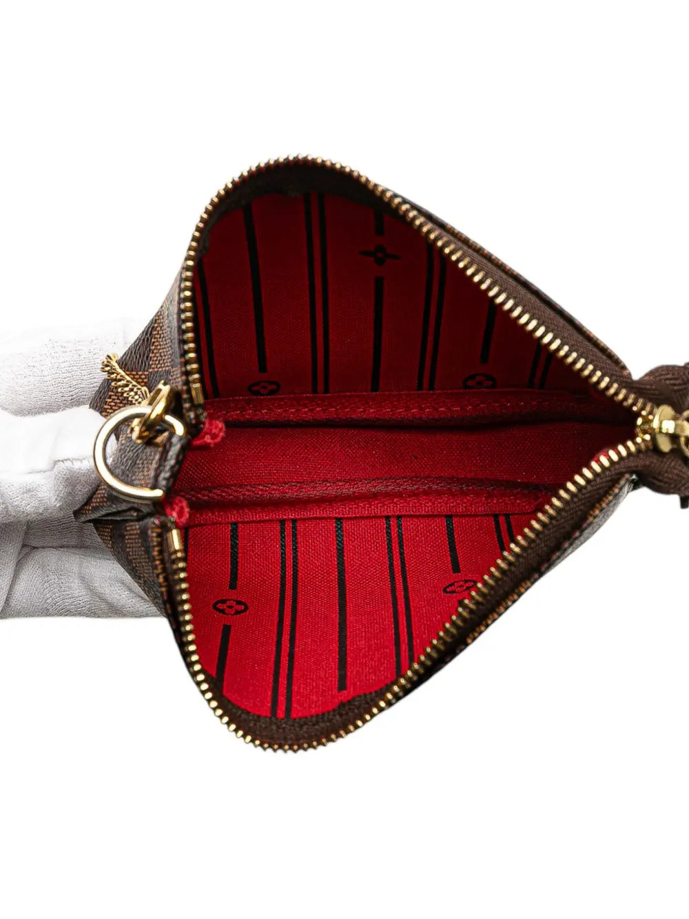 Pre-OwnedLouis Vuitton Pre-Owned2009 Damier Ebene Trunks and Bags Mini Pochette Accessoires handbag