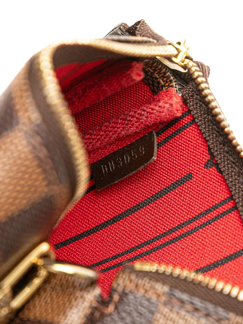 Pre-OwnedLouis Vuitton Pre-Owned2009 Damier Ebene Trunks and Bags Mini Pochette Accessoires handbag