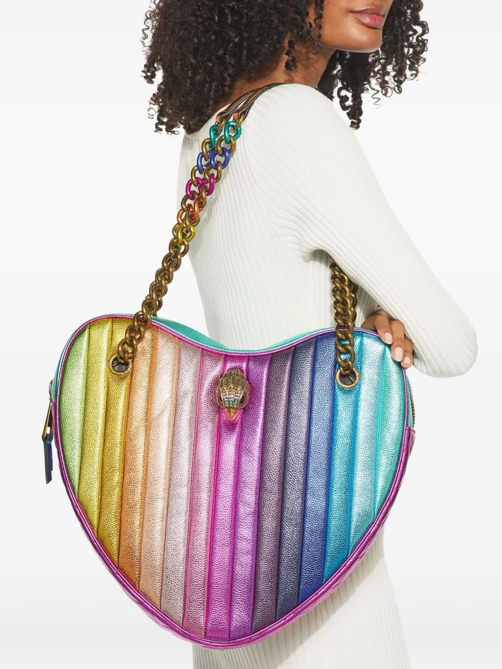 Kurt Geiger Londonlarge Kensington Heart shoulder bag
