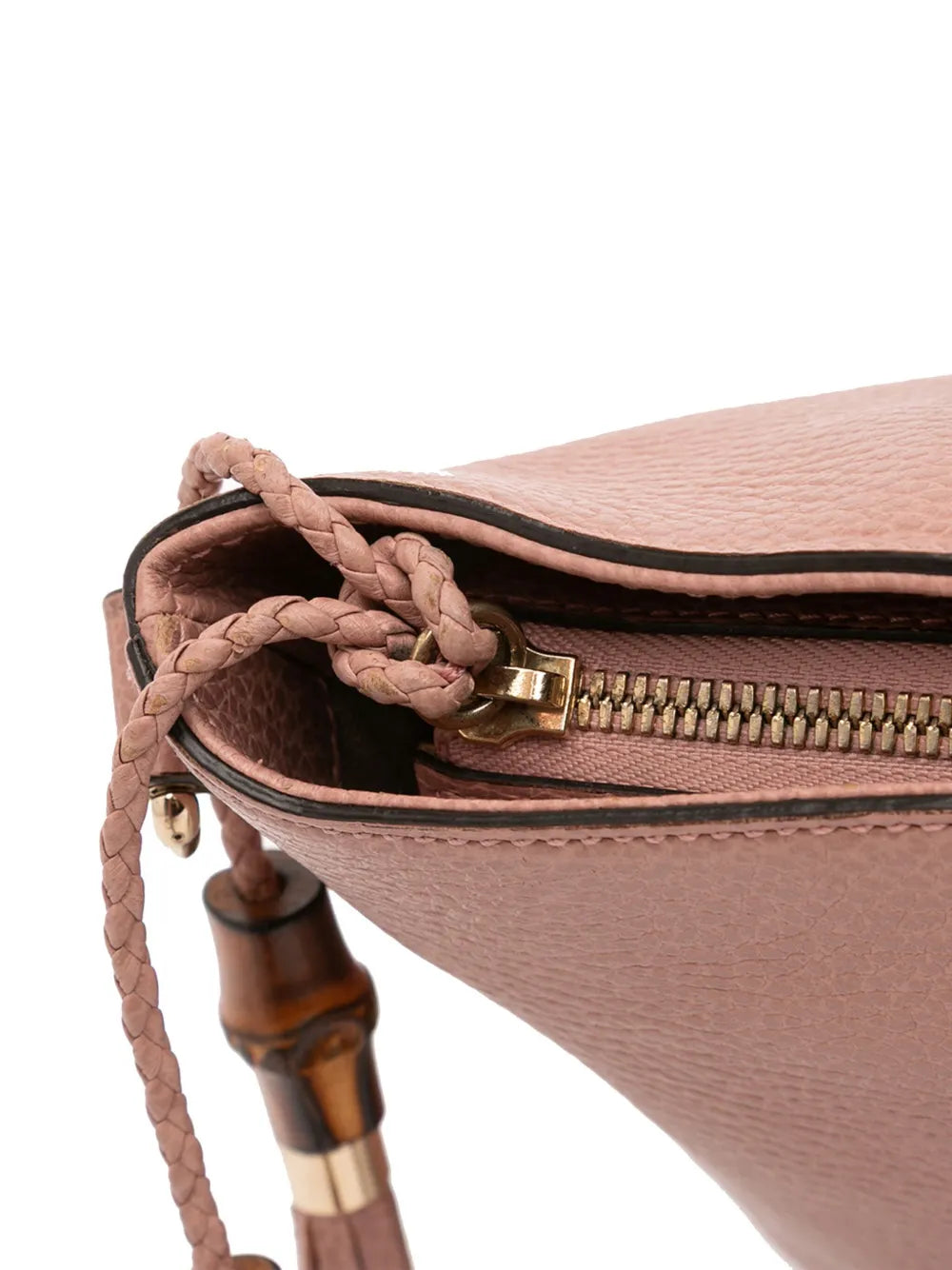 Pre-OwnedGucci Pre-Owned2016-2025 Leather Bamboo Tassel satchel