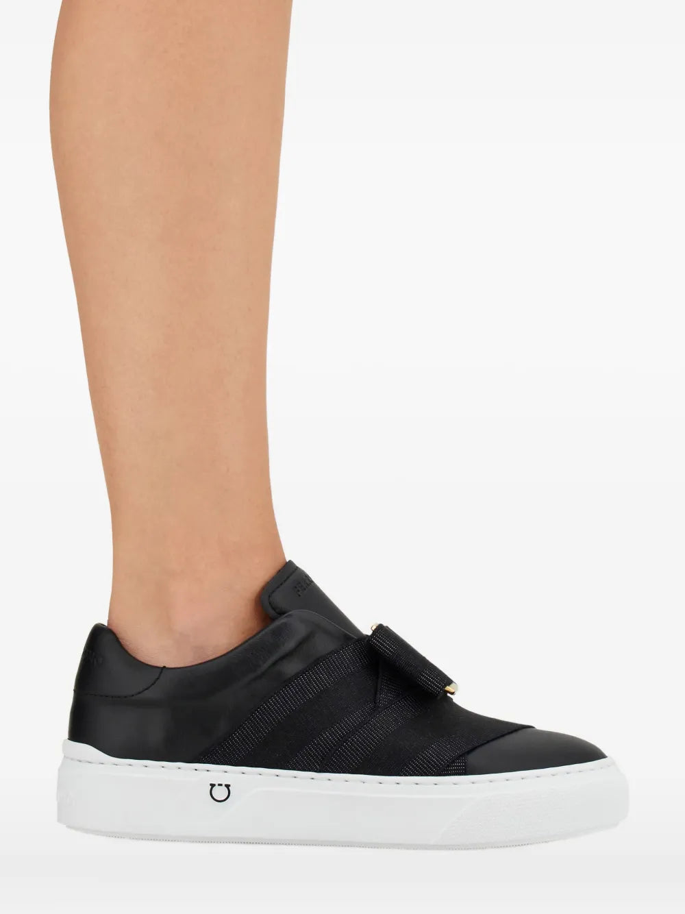 Ferragamo Bow Gancio Slip-On