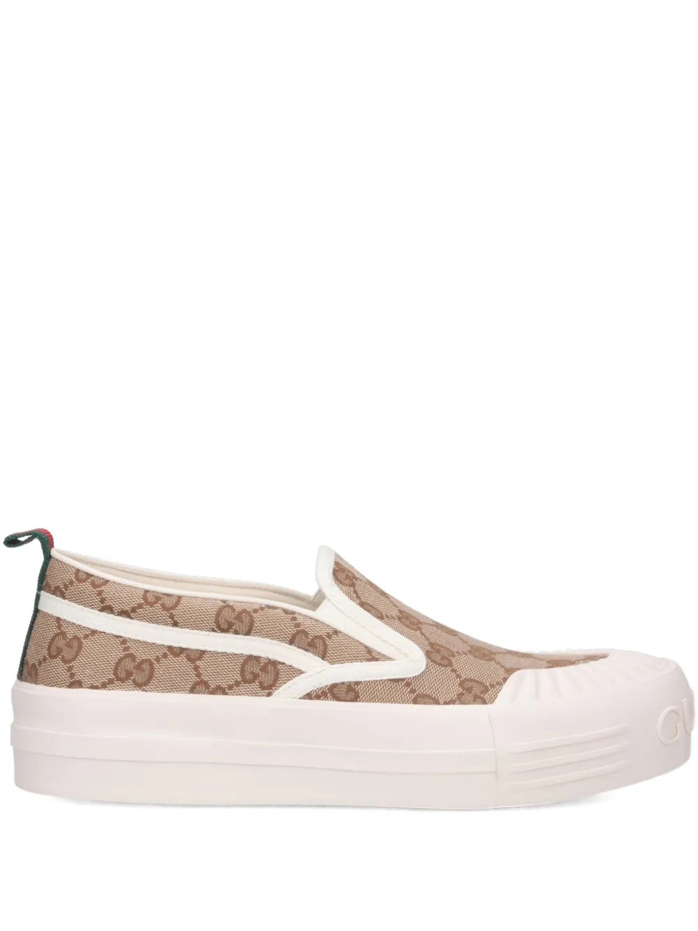 Gucci Logo-Pattern Slip-On