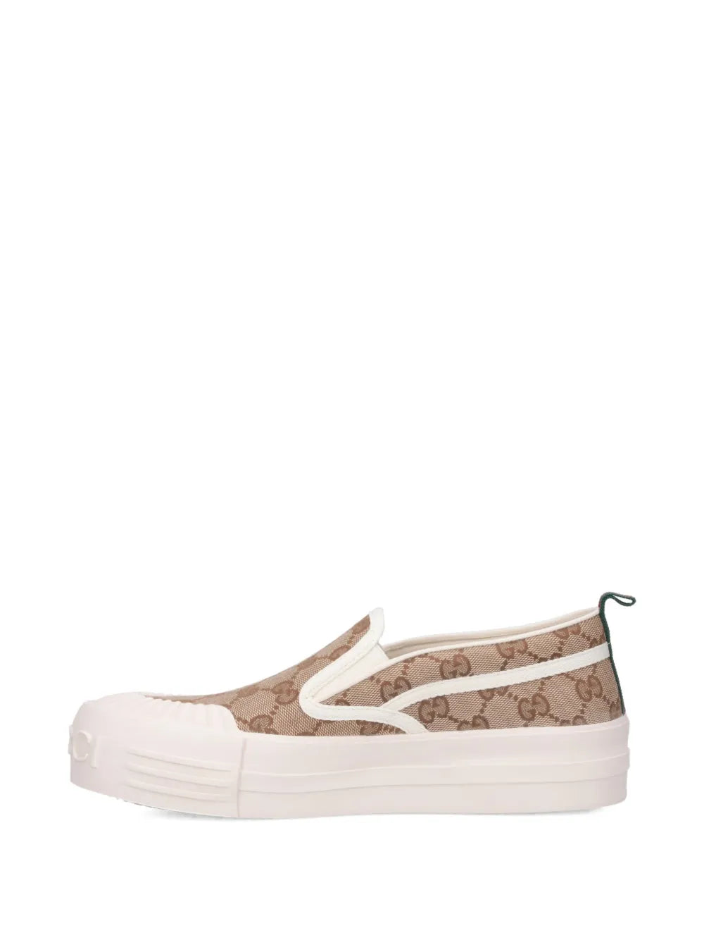 Gucci Logo-Pattern Slip-On