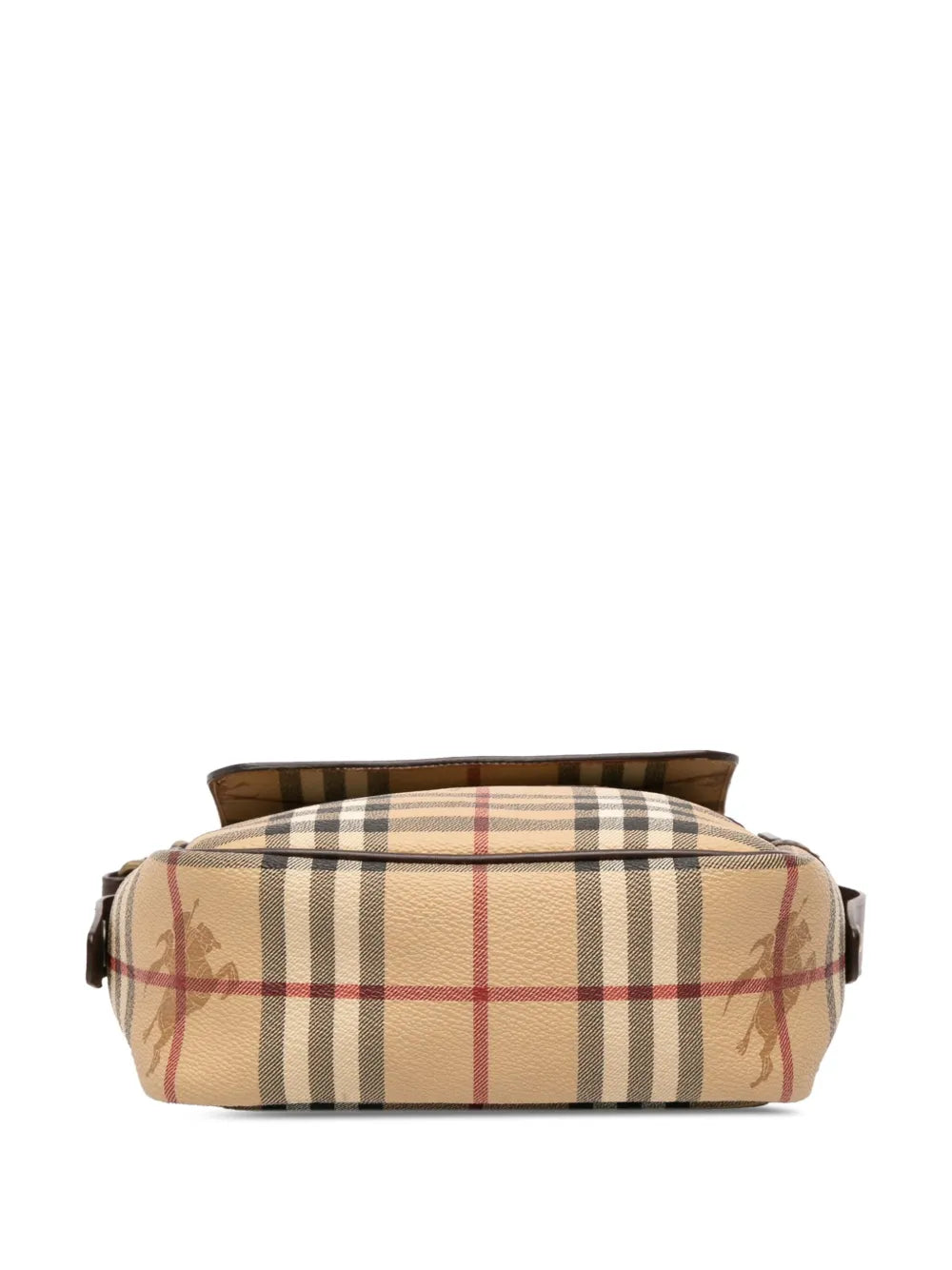 Pre-OwnedBurberry Pre-Owned2000-2017 Haymarket Check Coated Canvas Flap crossbody bag