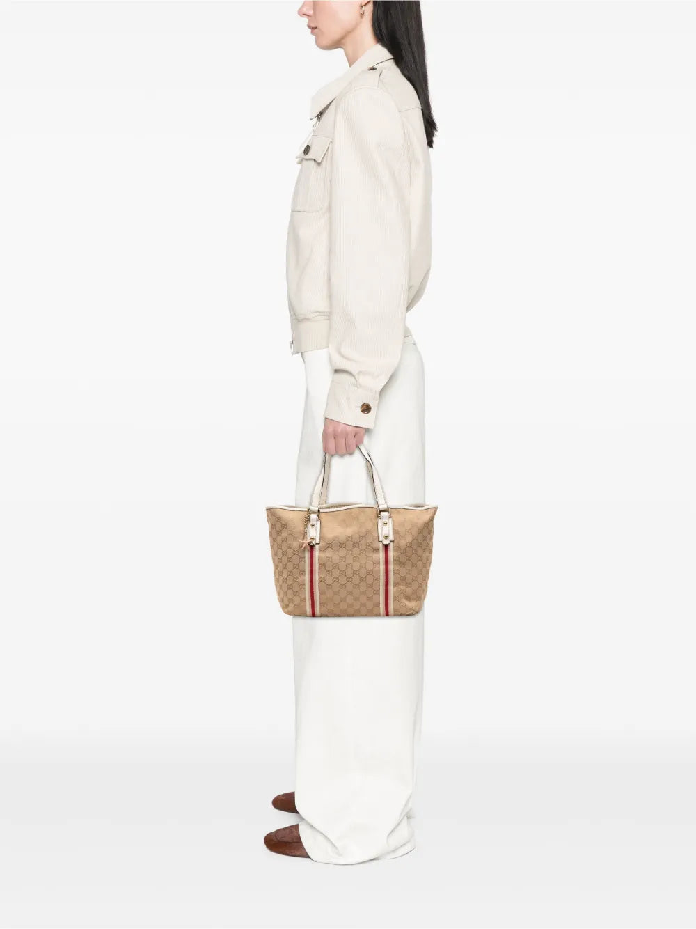 Pre-OwnedGucci Pre-Owned2016-2025 Large GG Canvas Jolicoeur tote bag