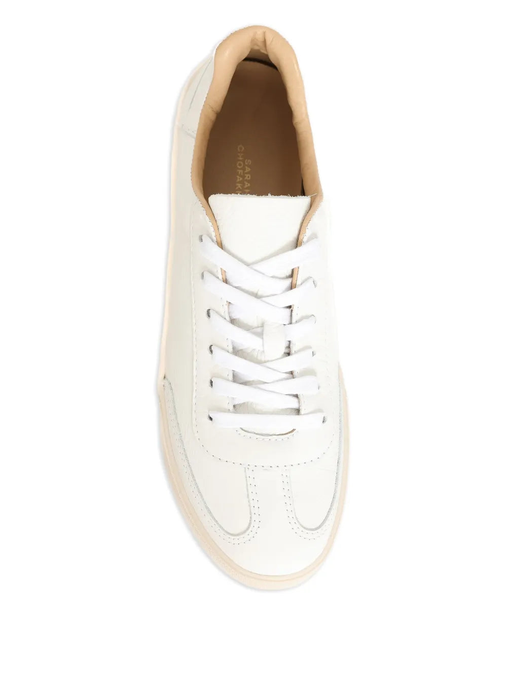 Sarah Chofakian White Light Leather