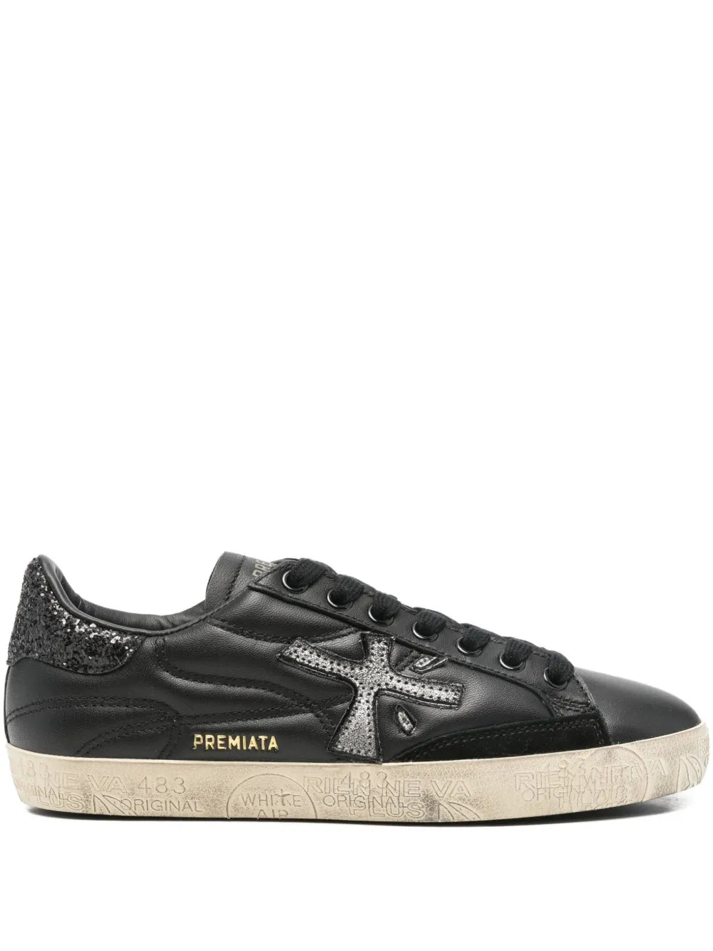 Premiata Steven Glitter-Panel