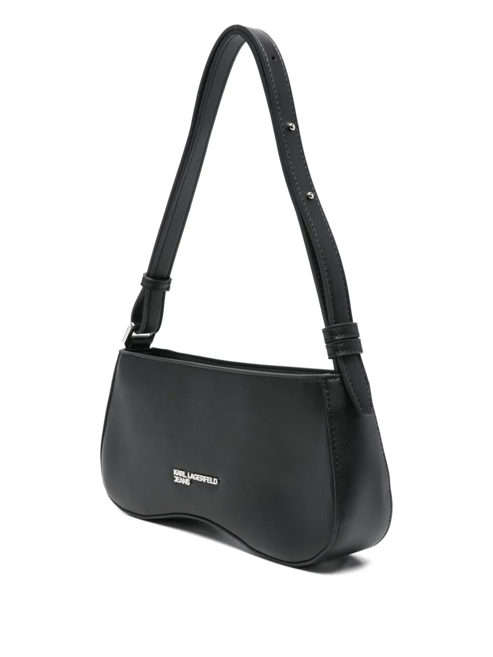 Karl Lagerfeld Jeansstudded logo shoulder bag