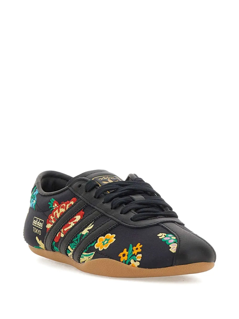 adidas Floral-Embroidered Lace-Up
