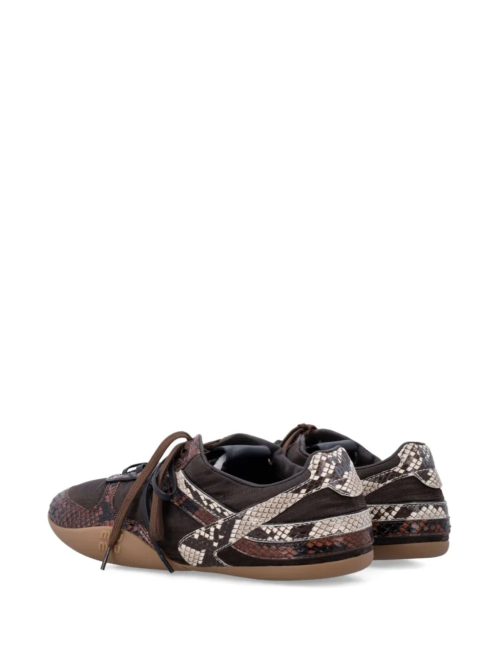 Miu Miu Snakeskin-Effect Leather