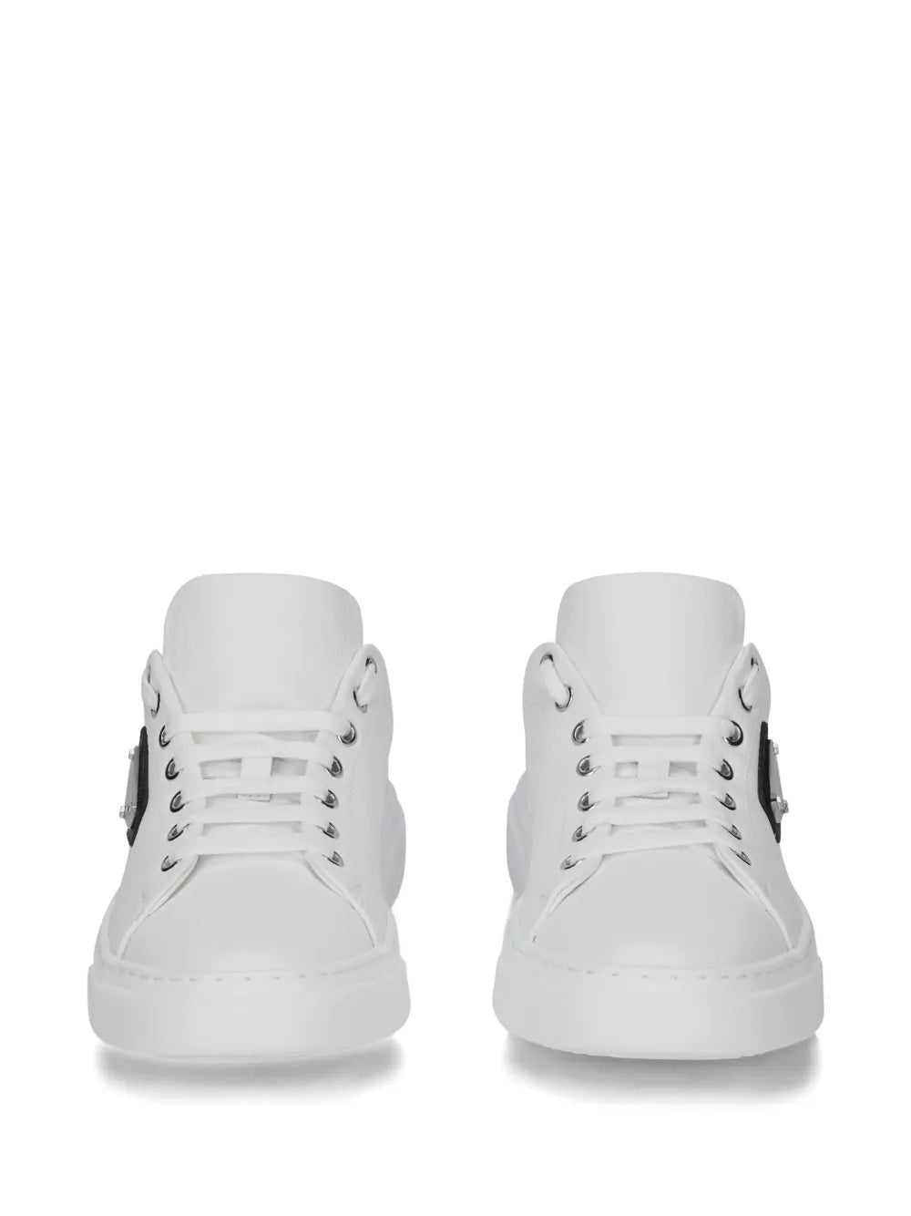 Philipp Plein Lo-Top Iconic Plein Calf Leather Trainers