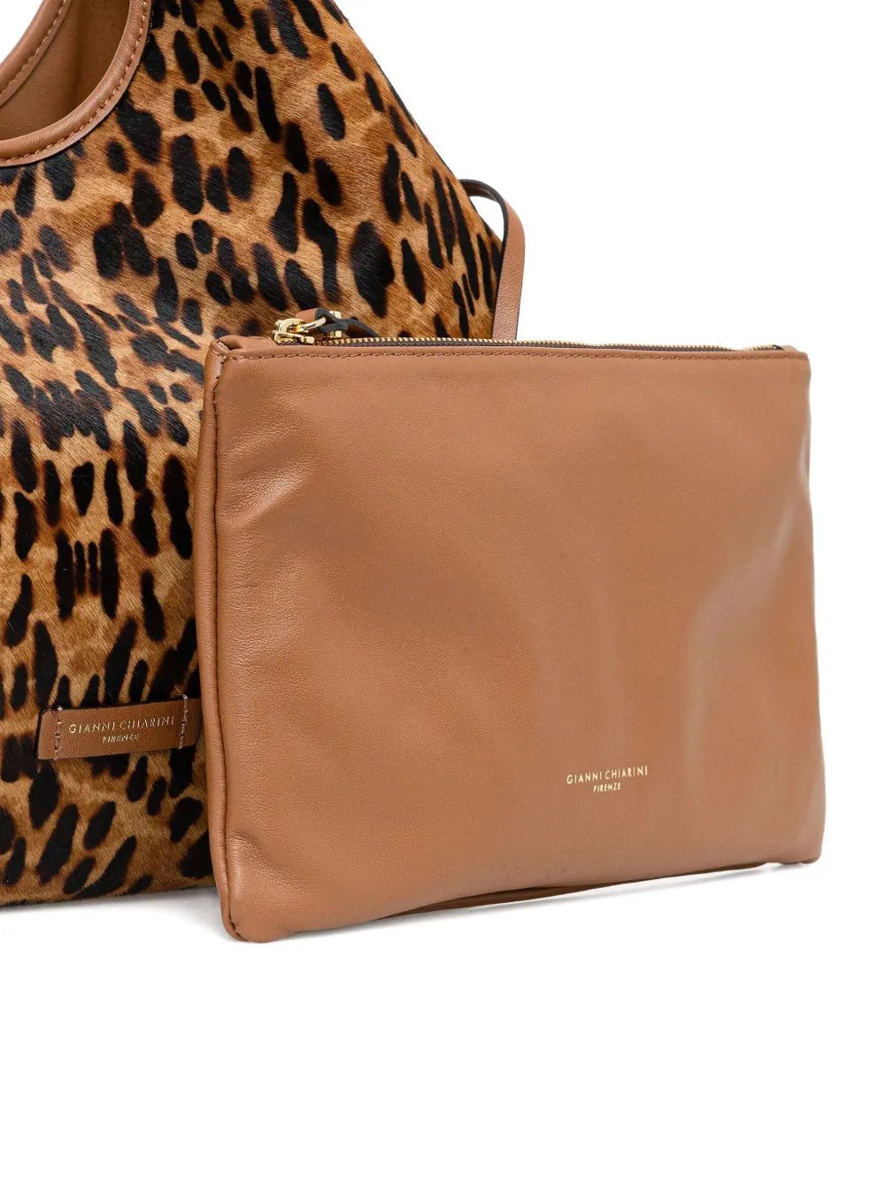 GIANNI CHIARINIDua leopard-print tote bag