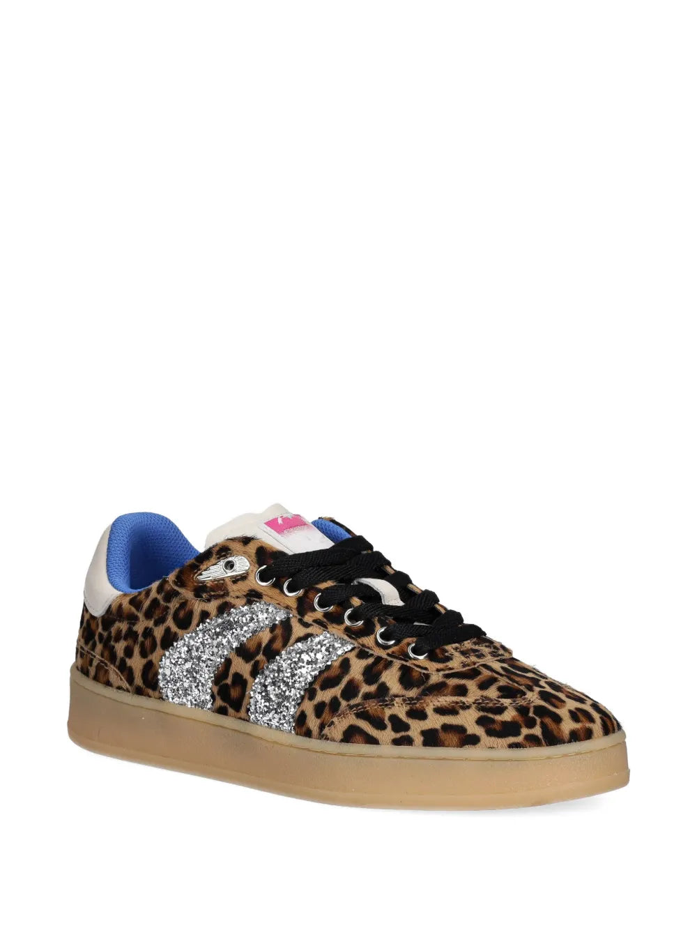 Crime London Leopard-Print Glitter-Detail