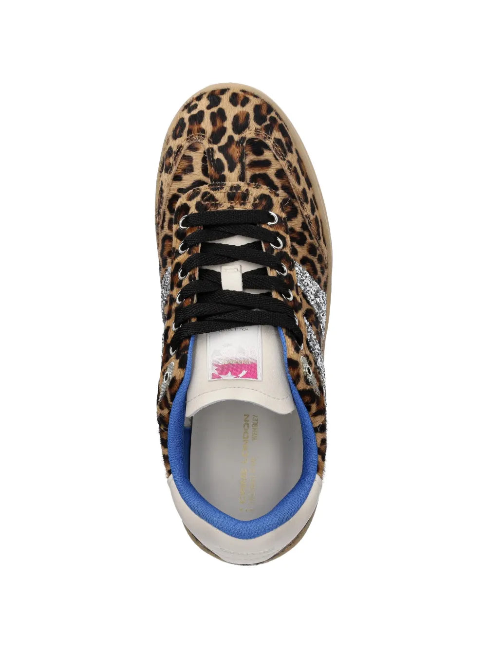Crime London Leopard-Print Glitter-Detail