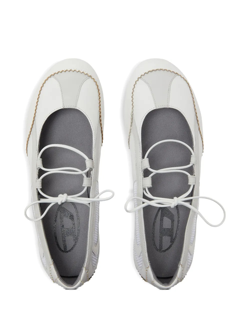 Diesel D-Mile Leather Flats