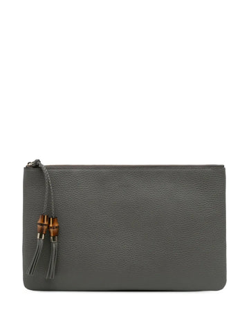 Pre-OwnedGucci Pre-Owned2016-2025 Calfskin Bamboo Tassel clutch bag