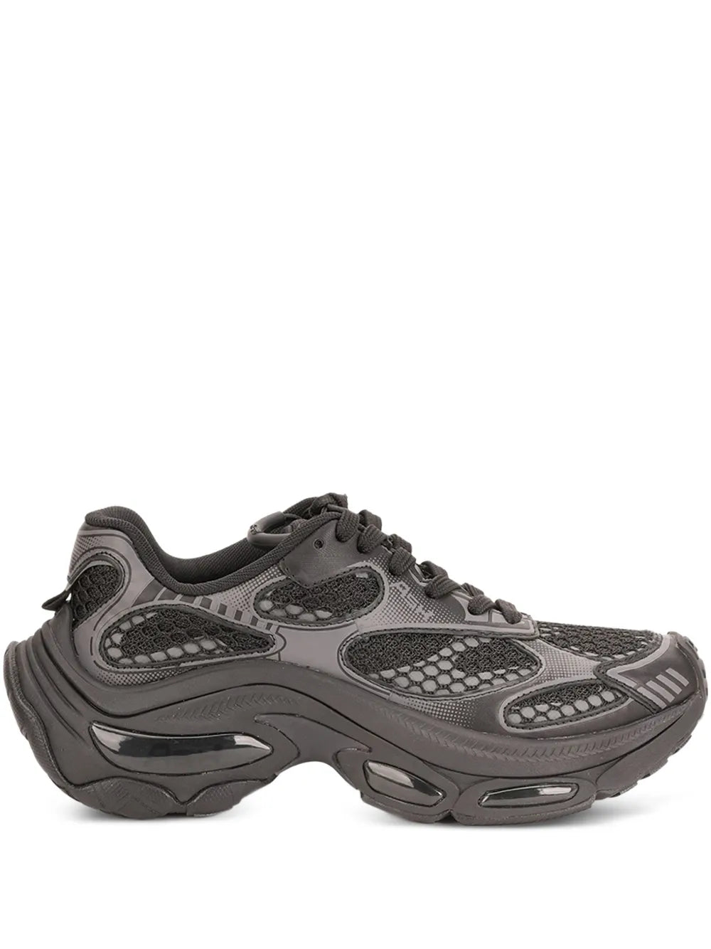 Ash Panelled Lace-Up