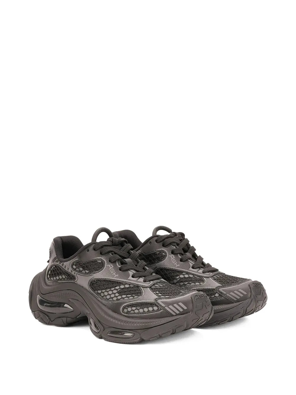 Ash Panelled Lace-Up