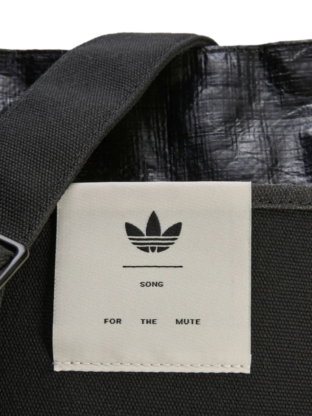 Song For The Mutex Adidas logo-motif panelled tote bag