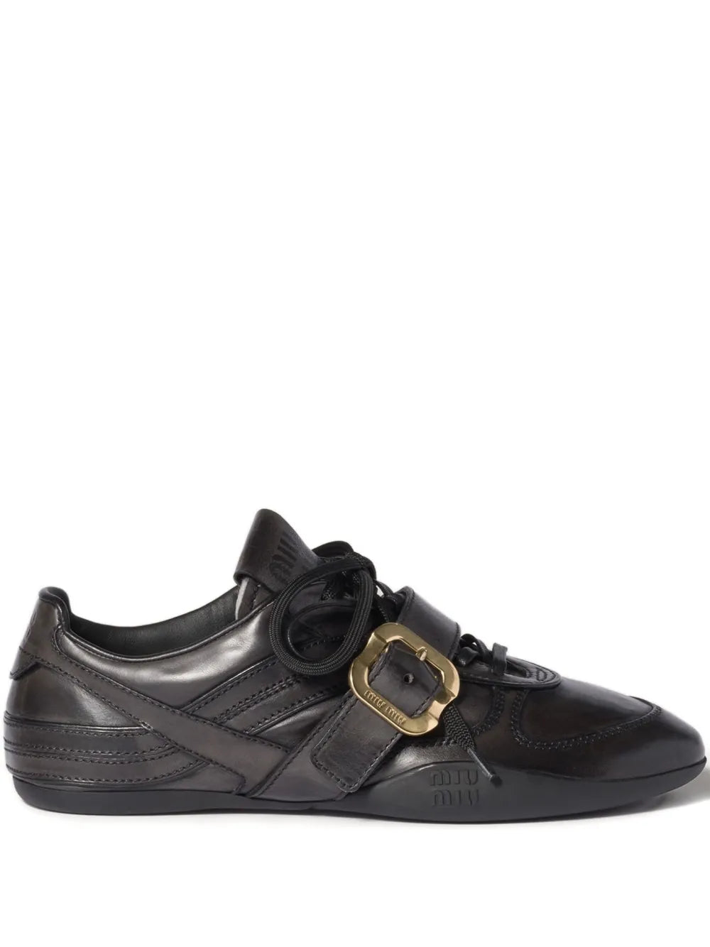 Miu Miu Buckle-Strap Leather
