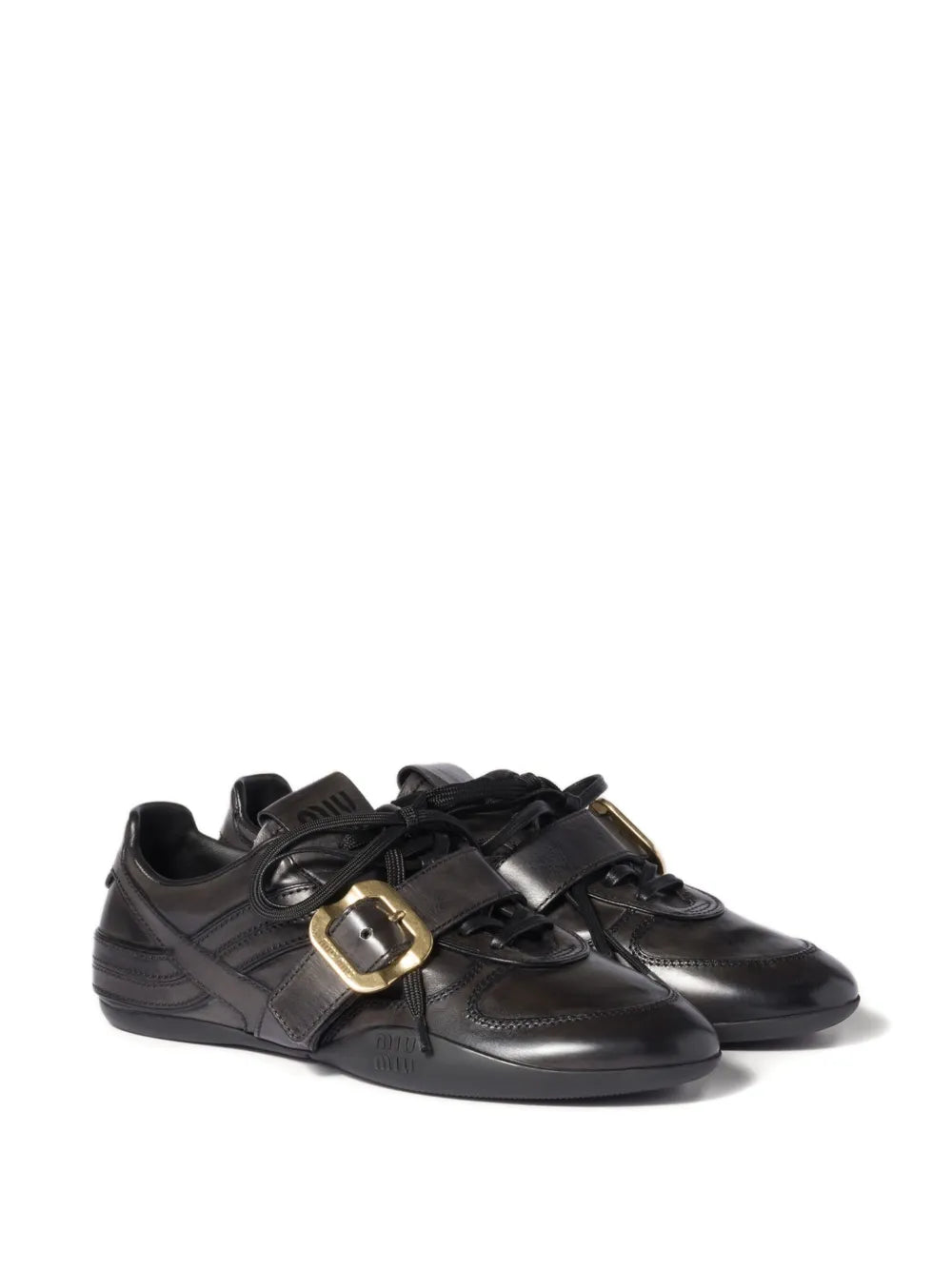 Miu Miu Buckle-Strap Leather