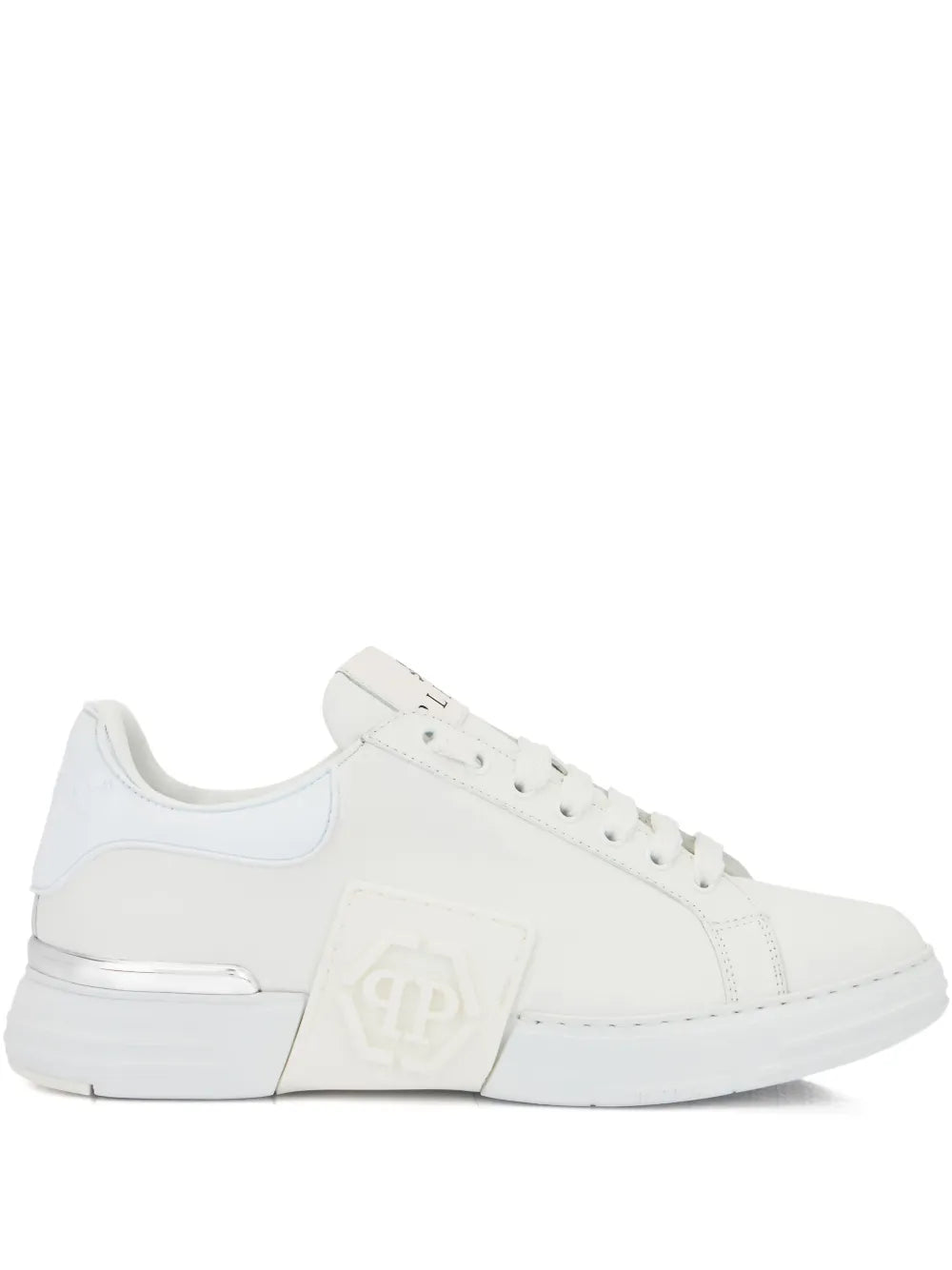 Philipp Plein Phantom Kick$ Logo-Plaque Low-Top