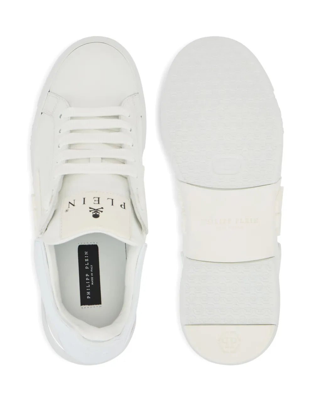Philipp Plein Phantom Kick$ Logo-Plaque Low-Top