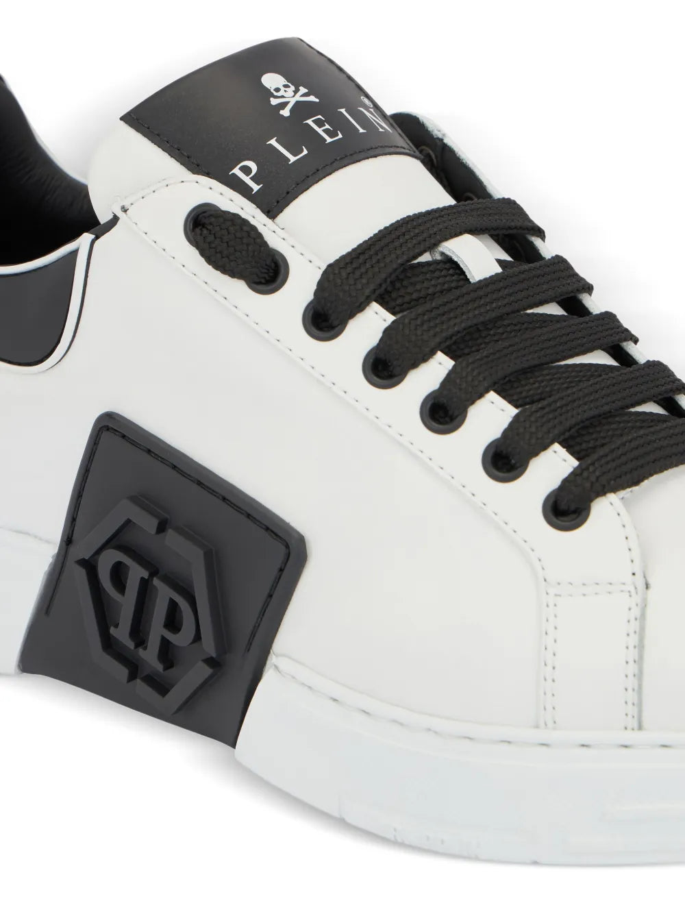 Philipp Plein Logo Plaque Low-Top Trainers