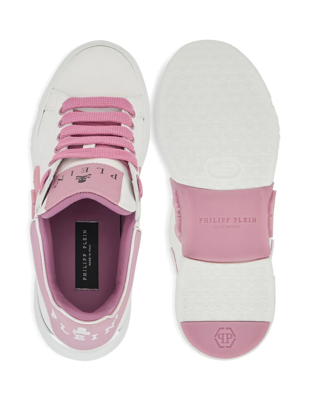 Philipp Plein Phantom Kick$ Logo-Plaque Low-Top