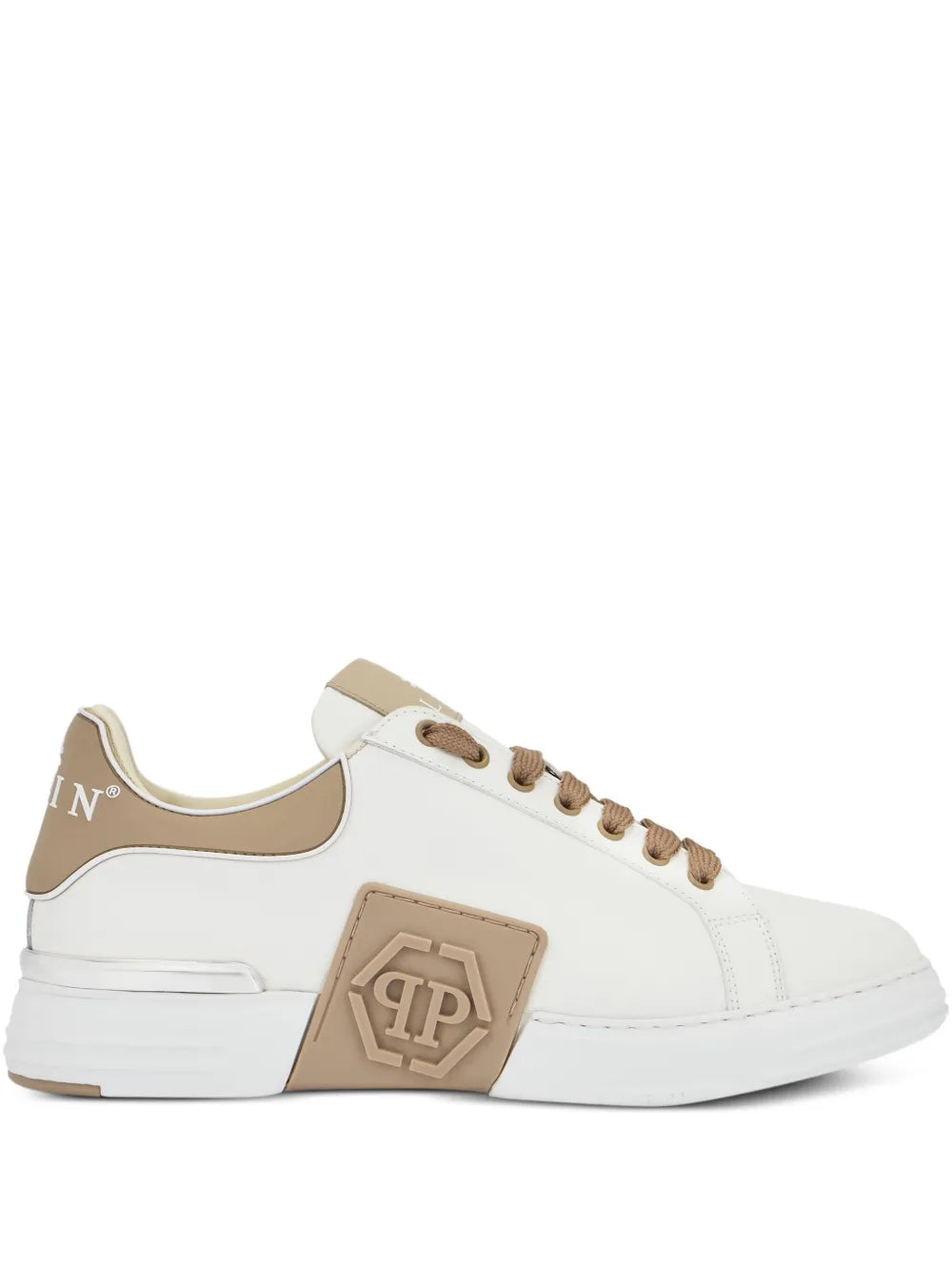 Philipp Plein Phantom Kick$ Logo-Plaque Low-Top