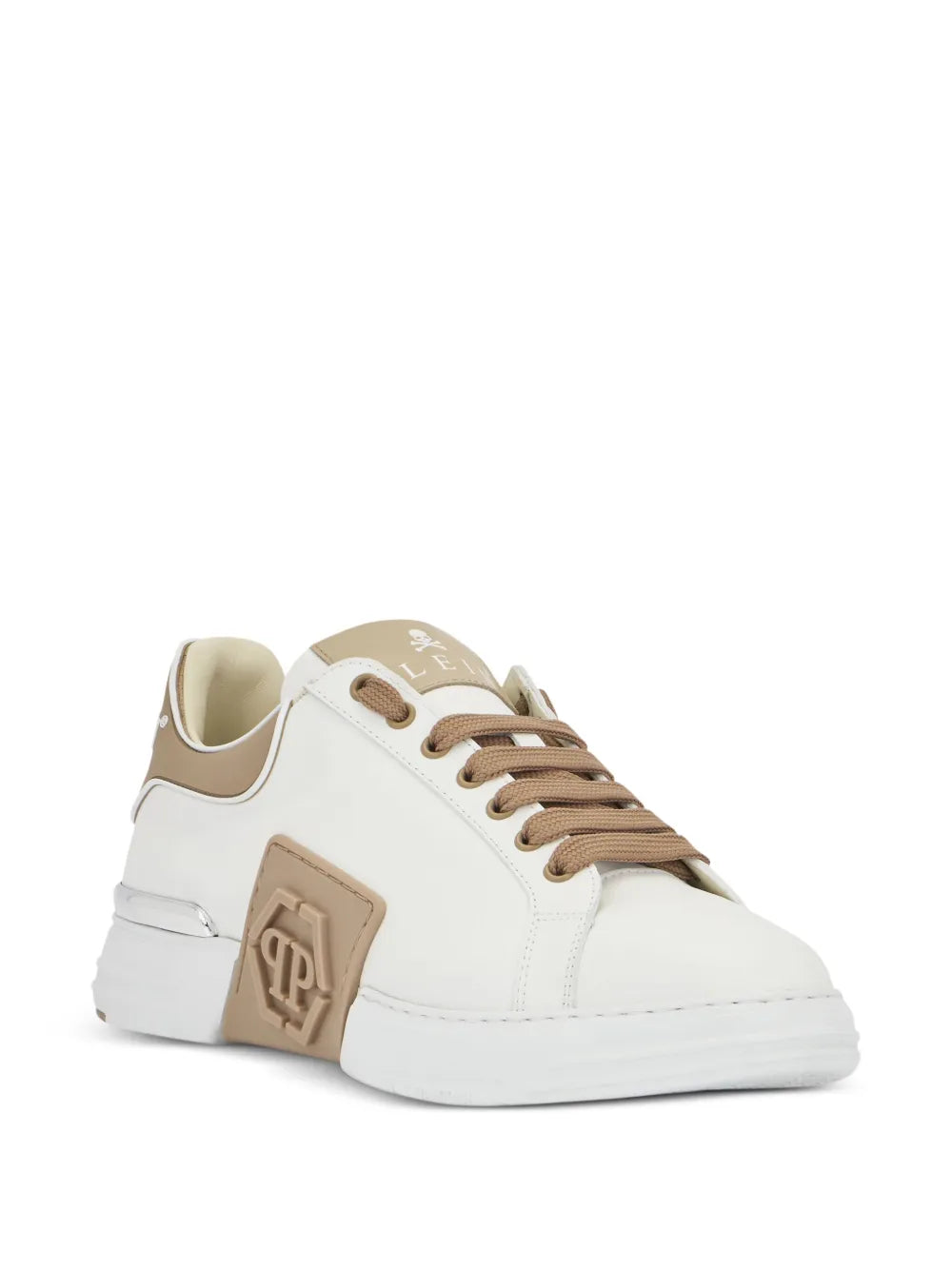 Philipp Plein Phantom Kick$ Logo-Plaque Low-Top