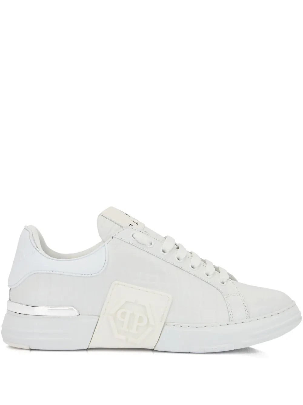 Philipp Plein Phantom Kick$ Logo-Embossed Low-Top