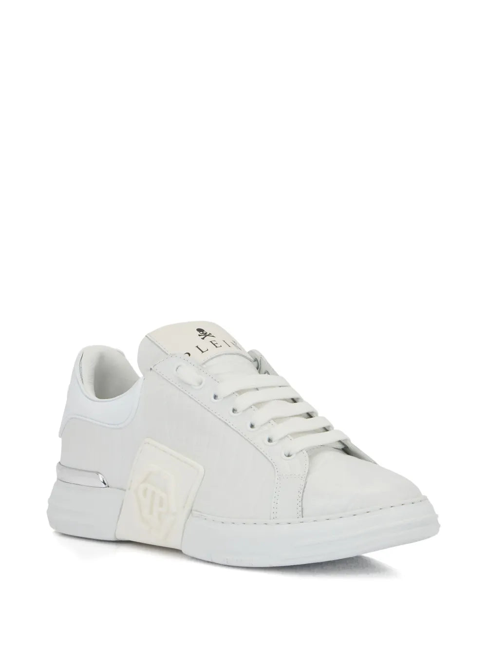 Philipp Plein Phantom Kick$ Logo-Embossed Low-Top