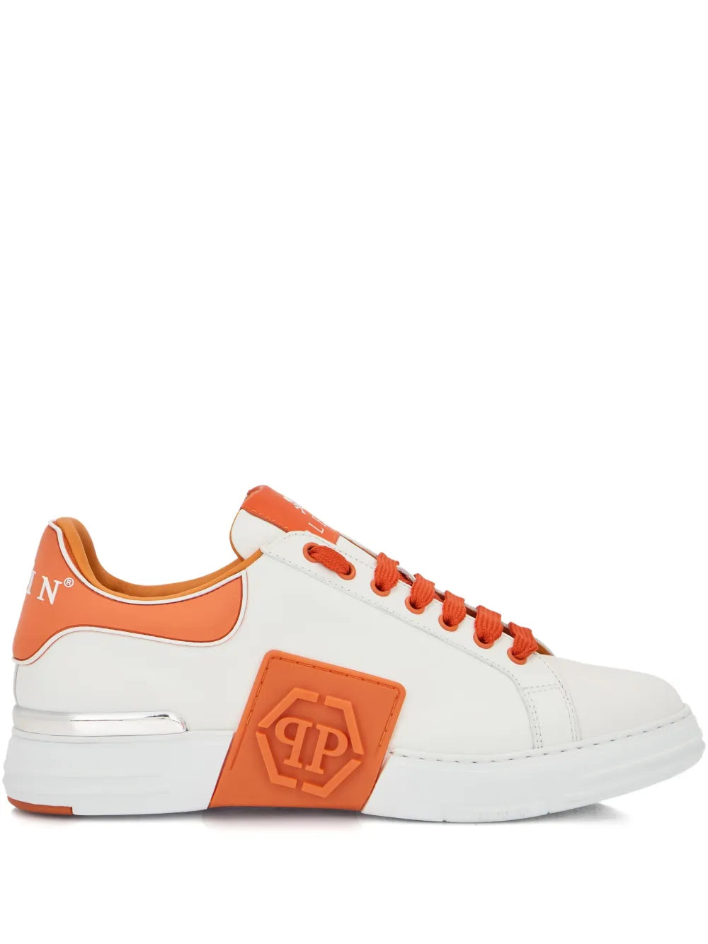 Philipp Plein Phantom Kick$ Logo-Plaque Low-Top