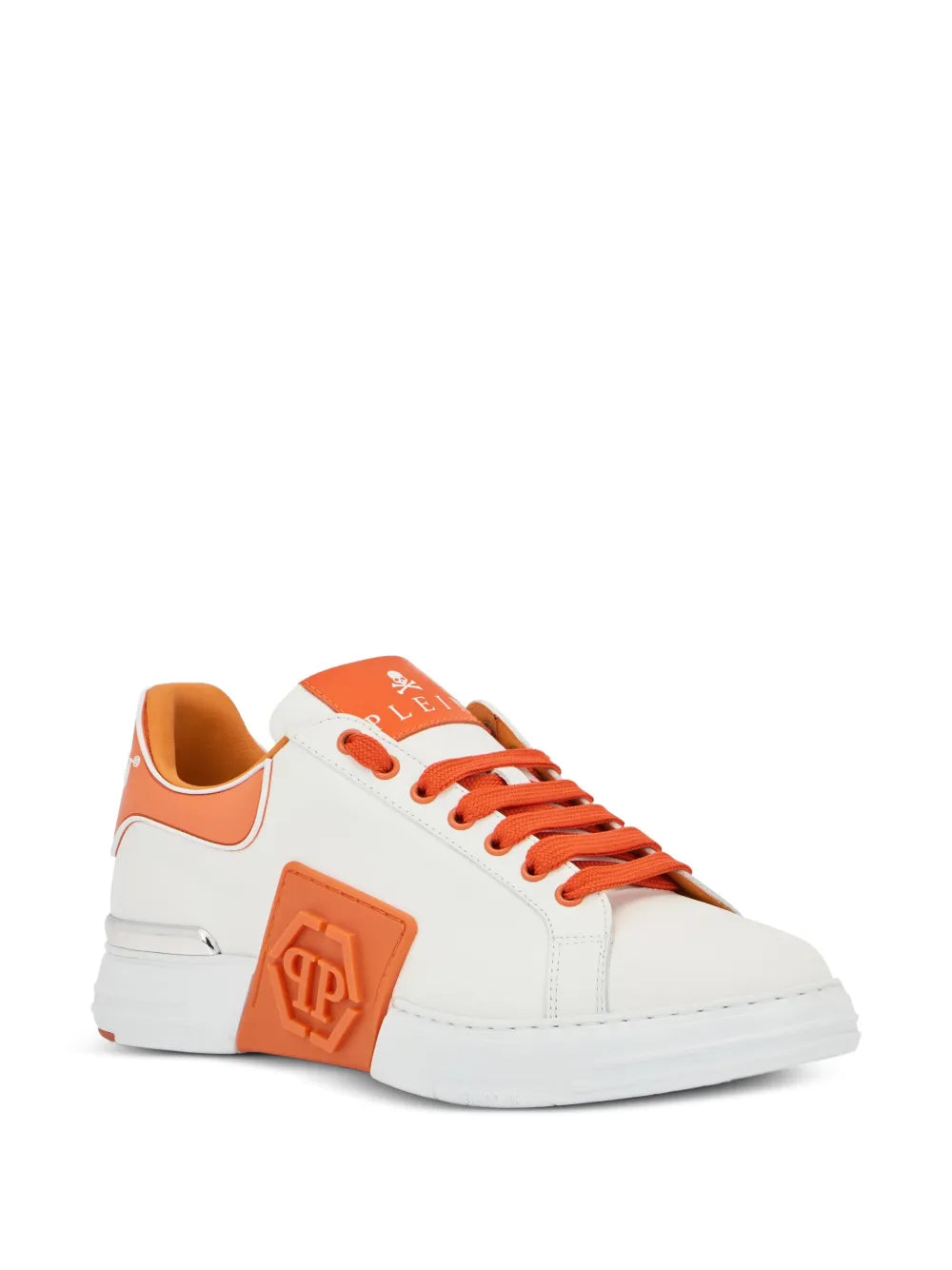 Philipp Plein Phantom Kick$ Logo-Plaque Low-Top