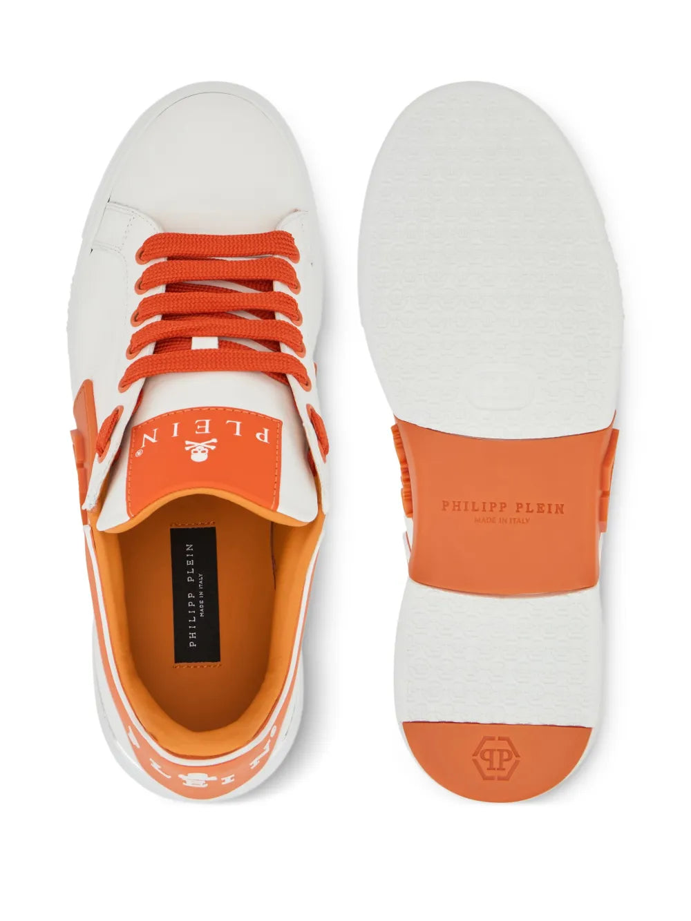 Philipp Plein Phantom Kick$ Logo-Plaque Low-Top