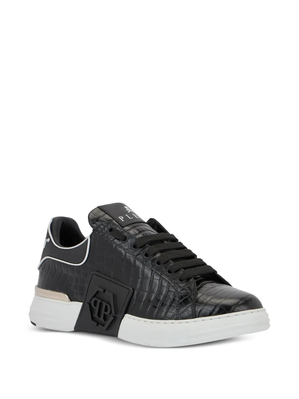 Philipp Plein Phantom Kick$ Cocco Embossed Low-Top