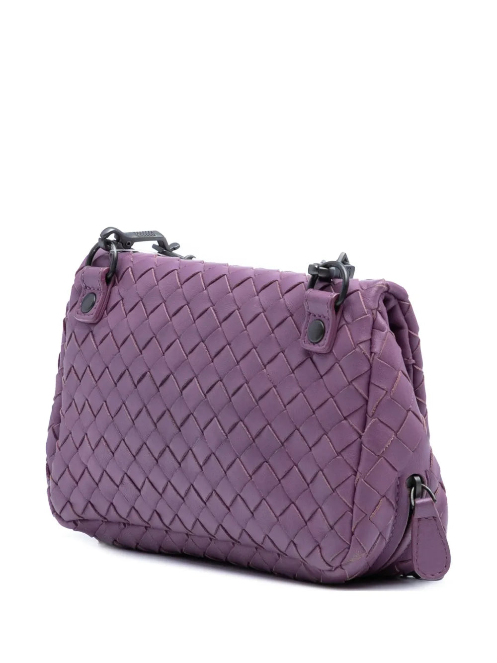 Pre-OwnedBottega Veneta Pre-Owned2012-2025 Mini Nappa Intrecciato Expandable Chain Flap crossbody bag