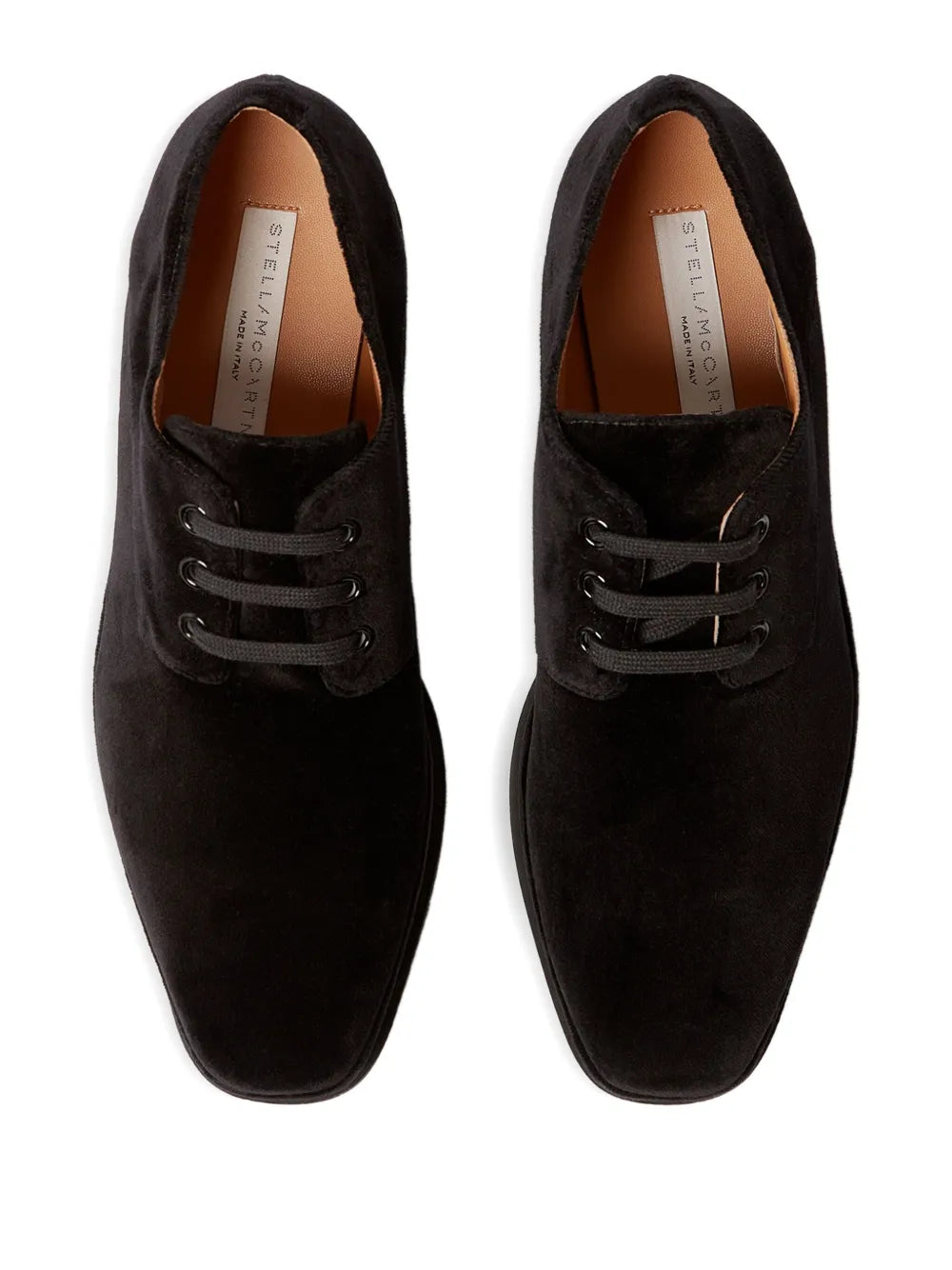 Stella McCartney 55Mm Elyse Velvet Platform Lace-Up