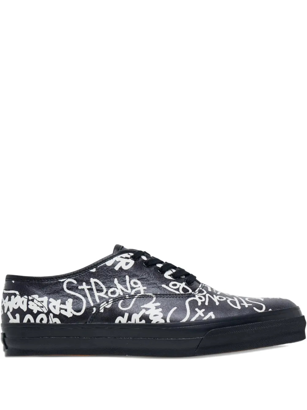 Comme Des Gar ns Comme Des Gar ns Message-Printed Leather