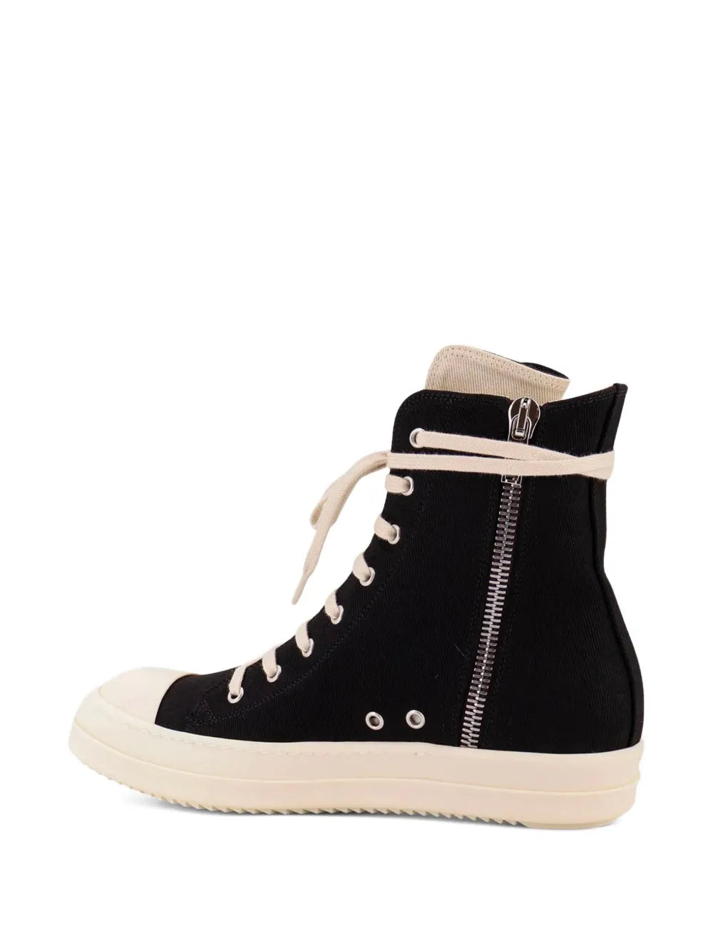 Rick Owens Drkshdw Canvas High-Top Sneakers