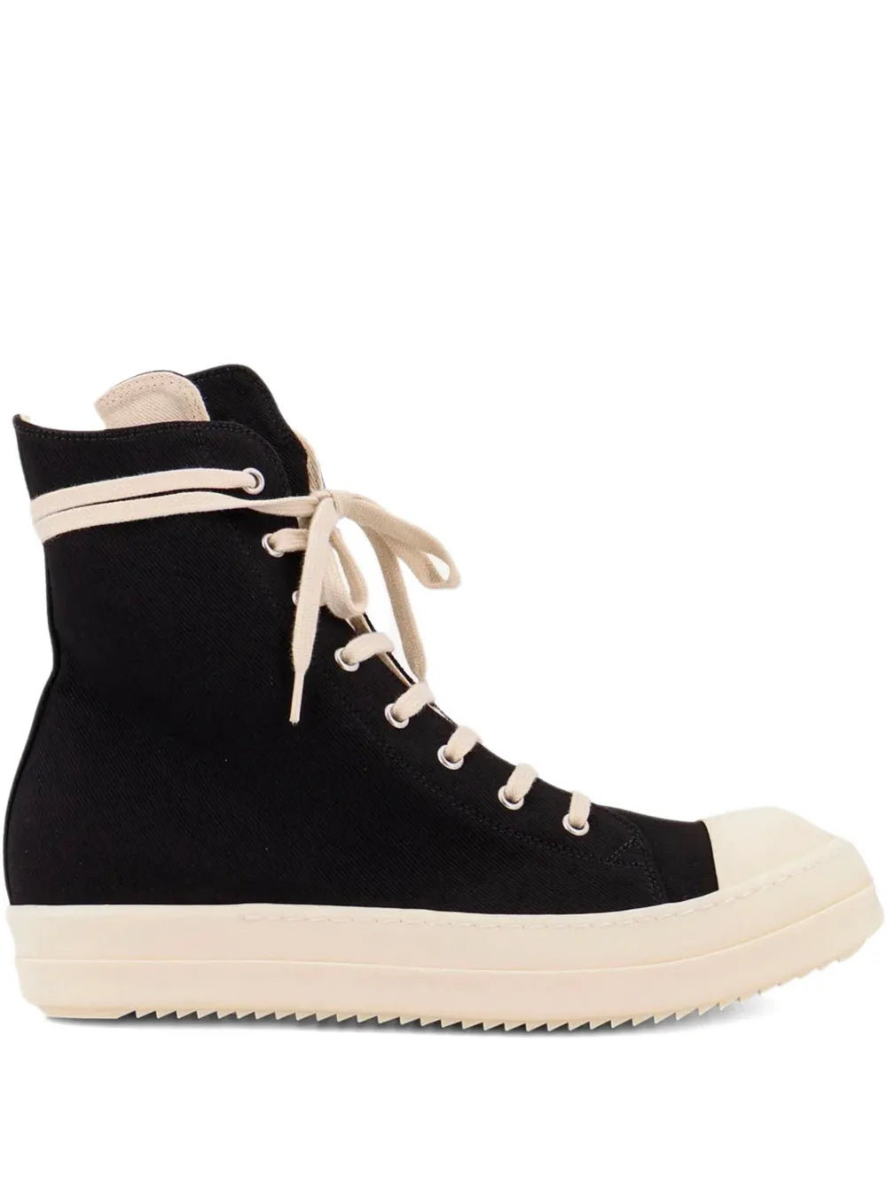 Rick Owens Drkshdw Canvas High-Top Sneakers