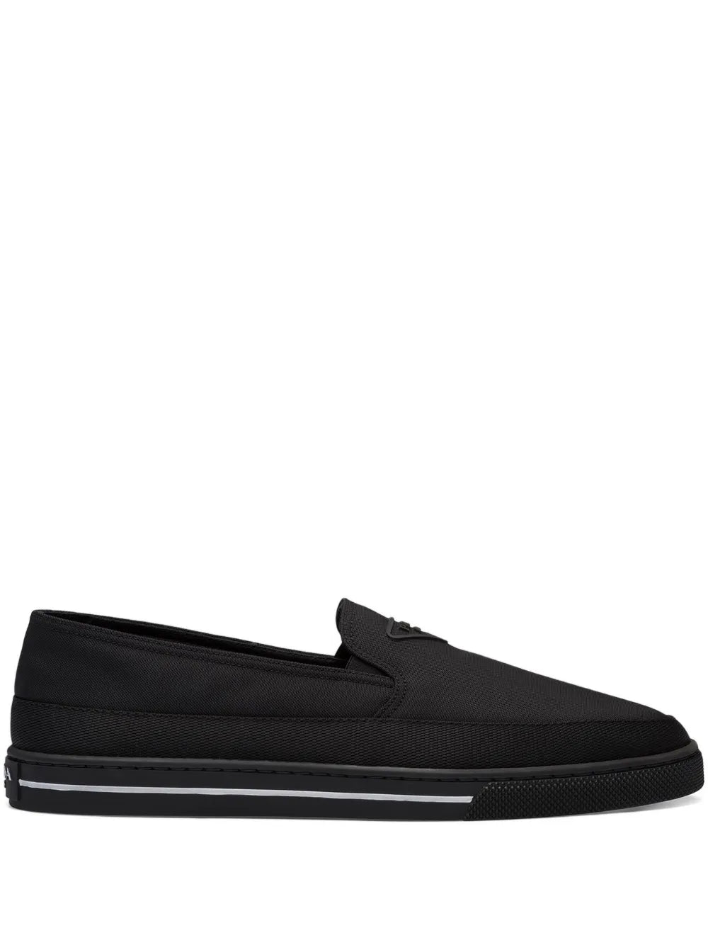 Prada Re-Nylon Embossed Logo Slip-On Trainers