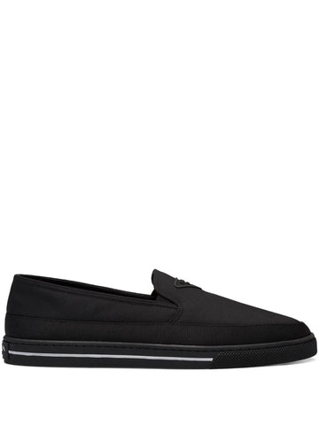 Prada Re-Nylon Embossed Logo Slip-On Trainers