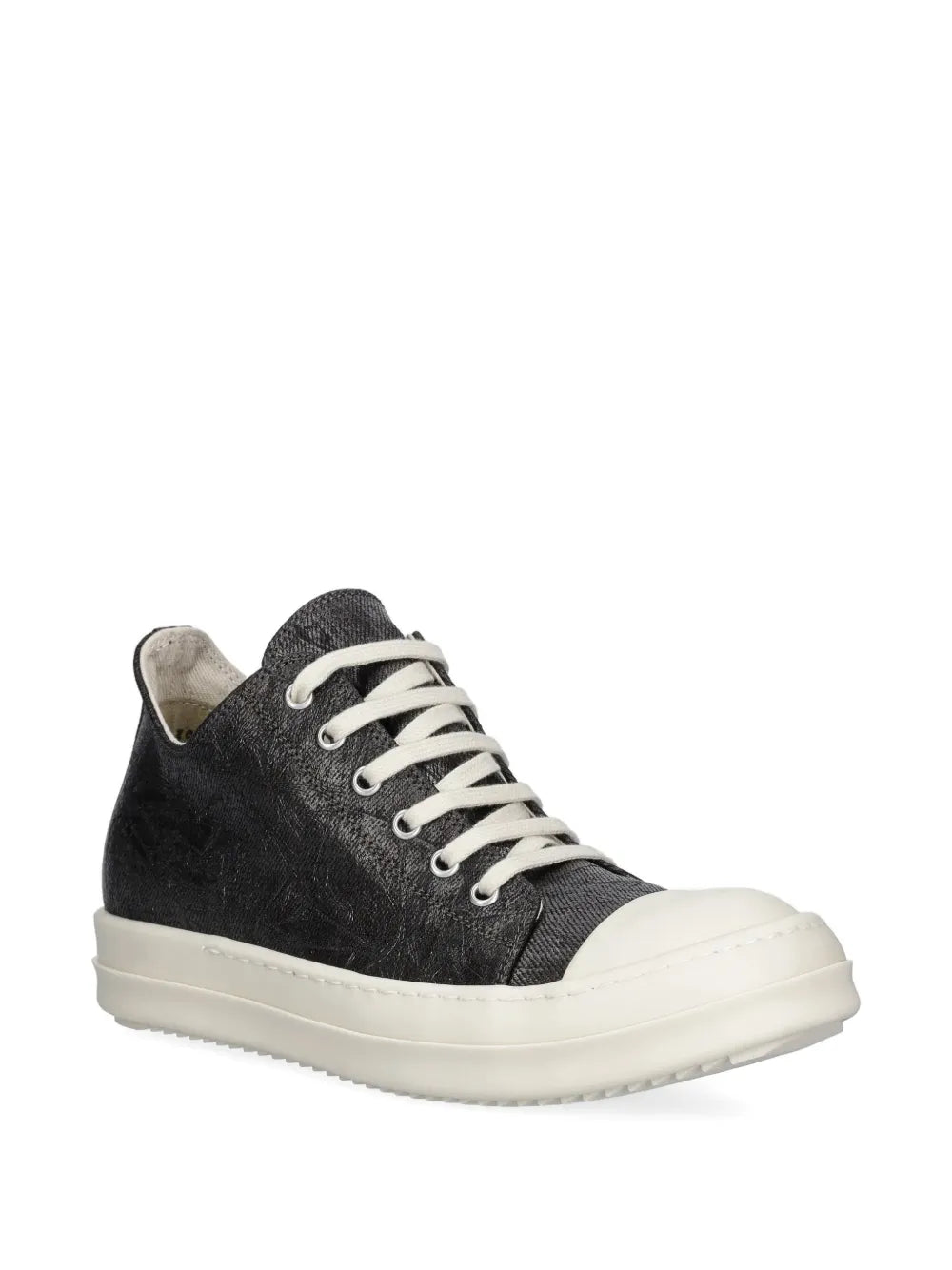 Rick Owens DRKSHDW Low Sneaks Metallic-Effect