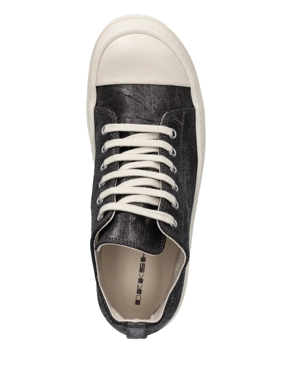 Rick Owens DRKSHDW Low Sneaks Metallic-Effect