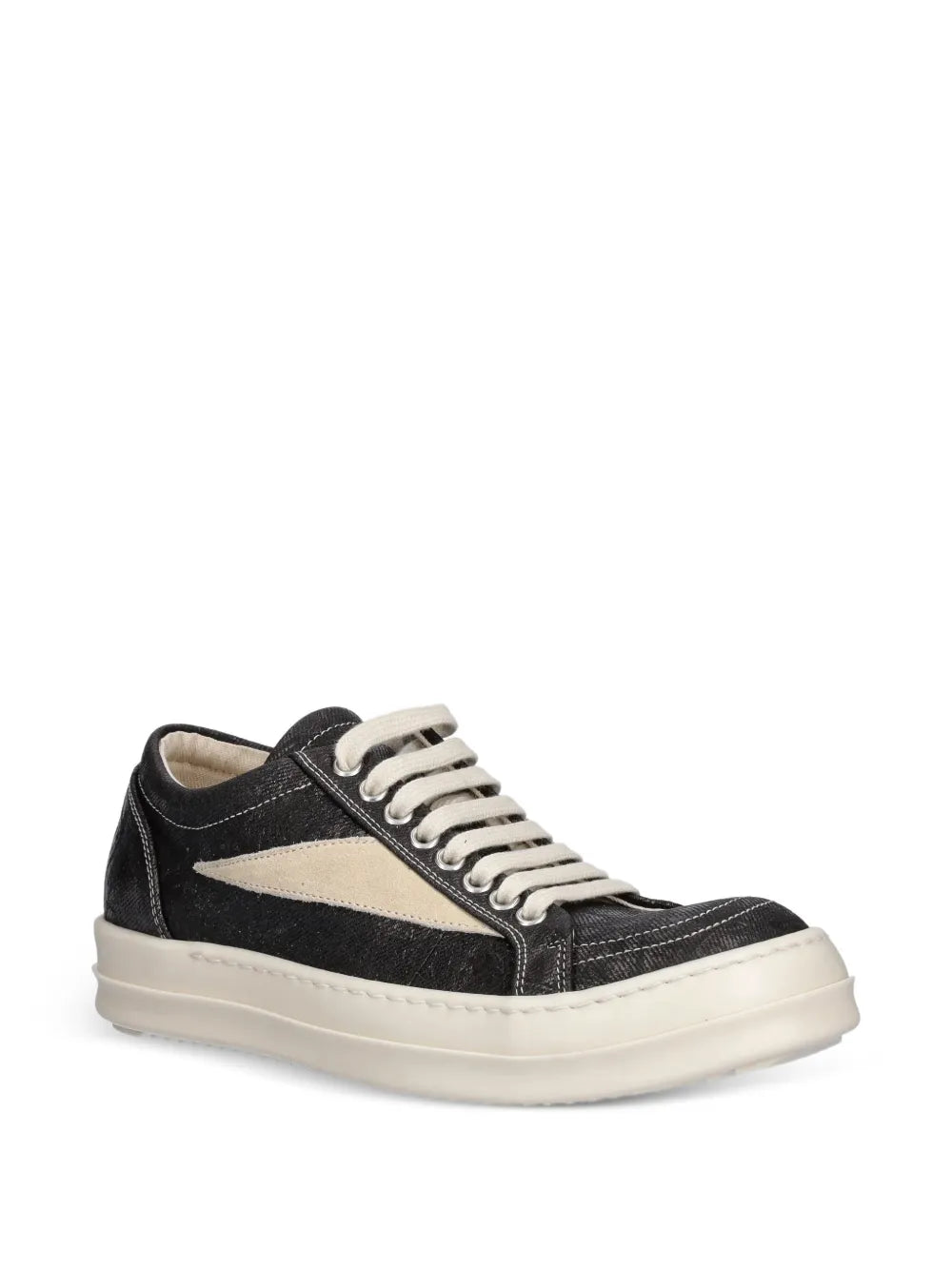 Rick Owens DRKSHDW Vintage Sneaks Metallic-Effect